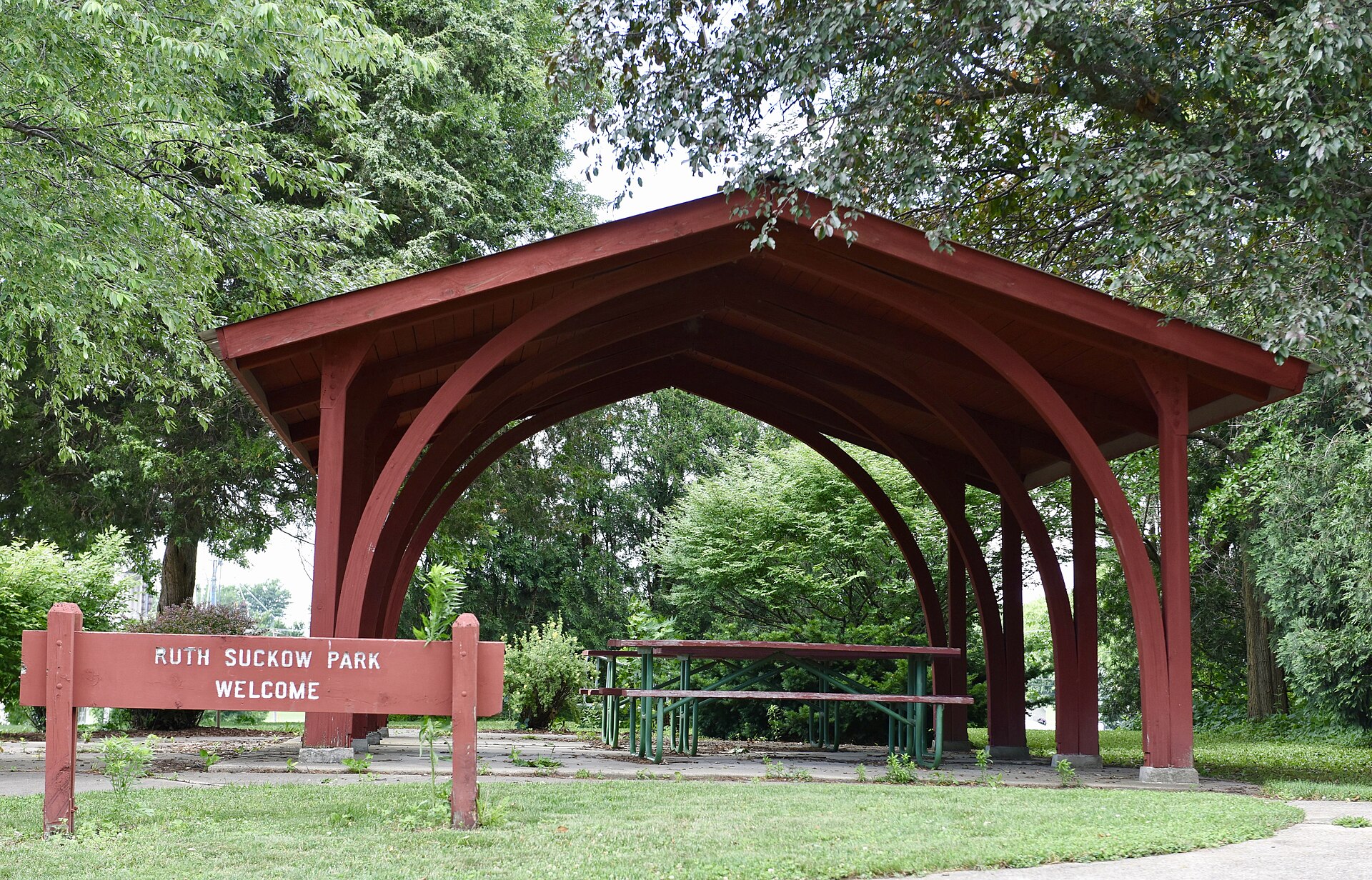 Ruth Suckow Park now stands where her house was located in Earlville