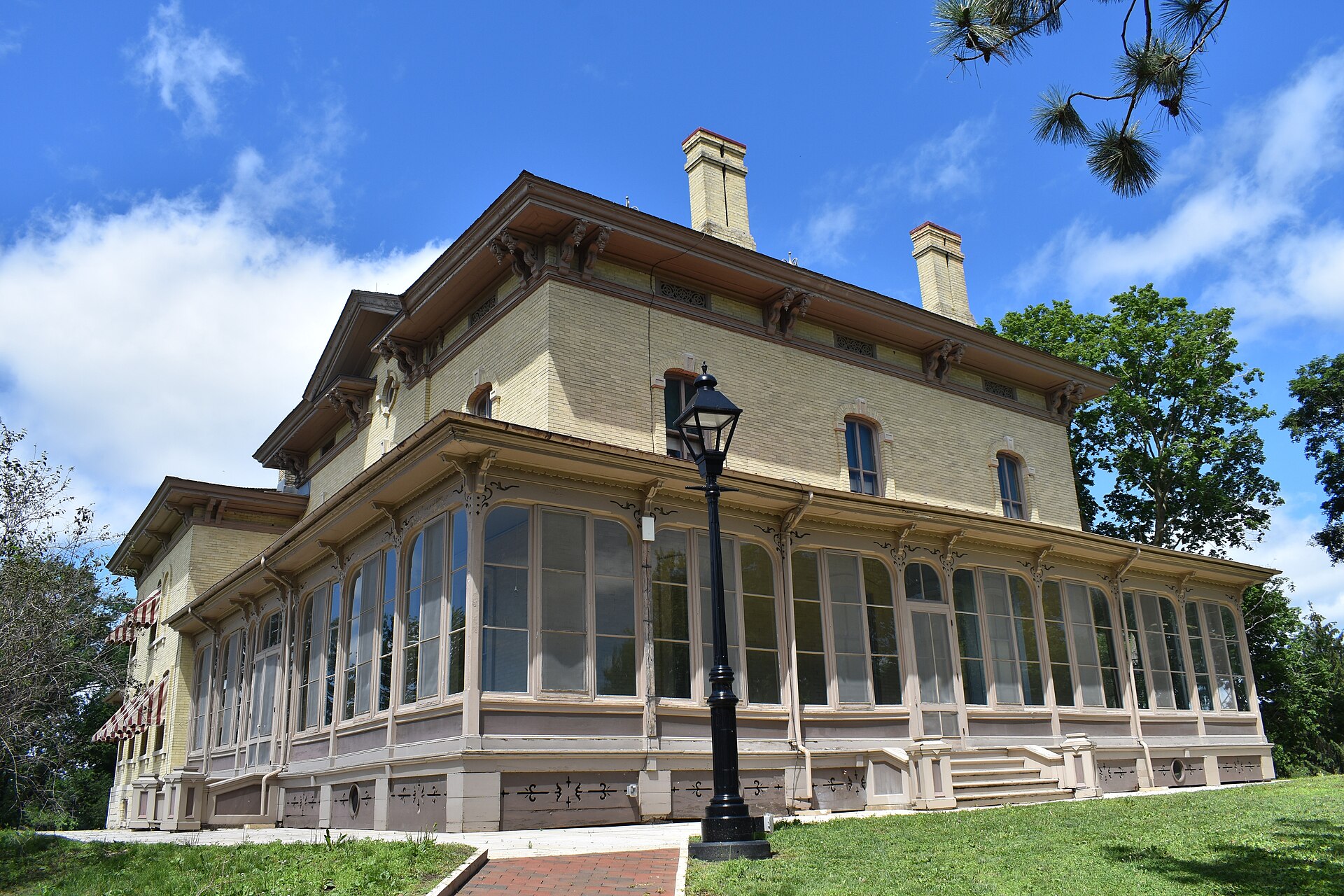 Villa Louis historic mansion in Prairie du Chien, Wisconsin