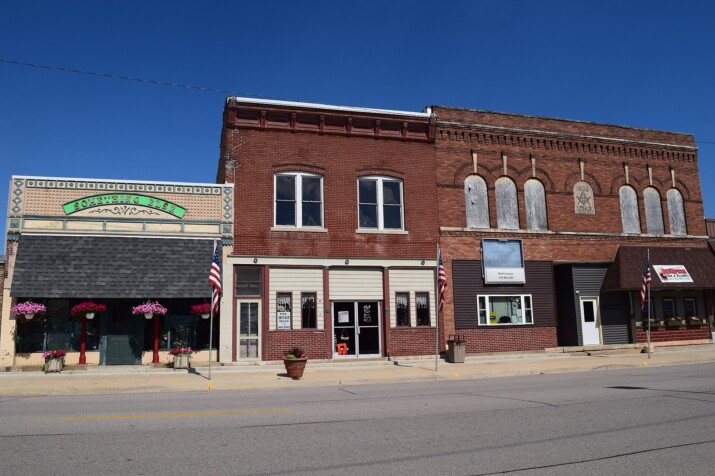 Downtown Olin, IA